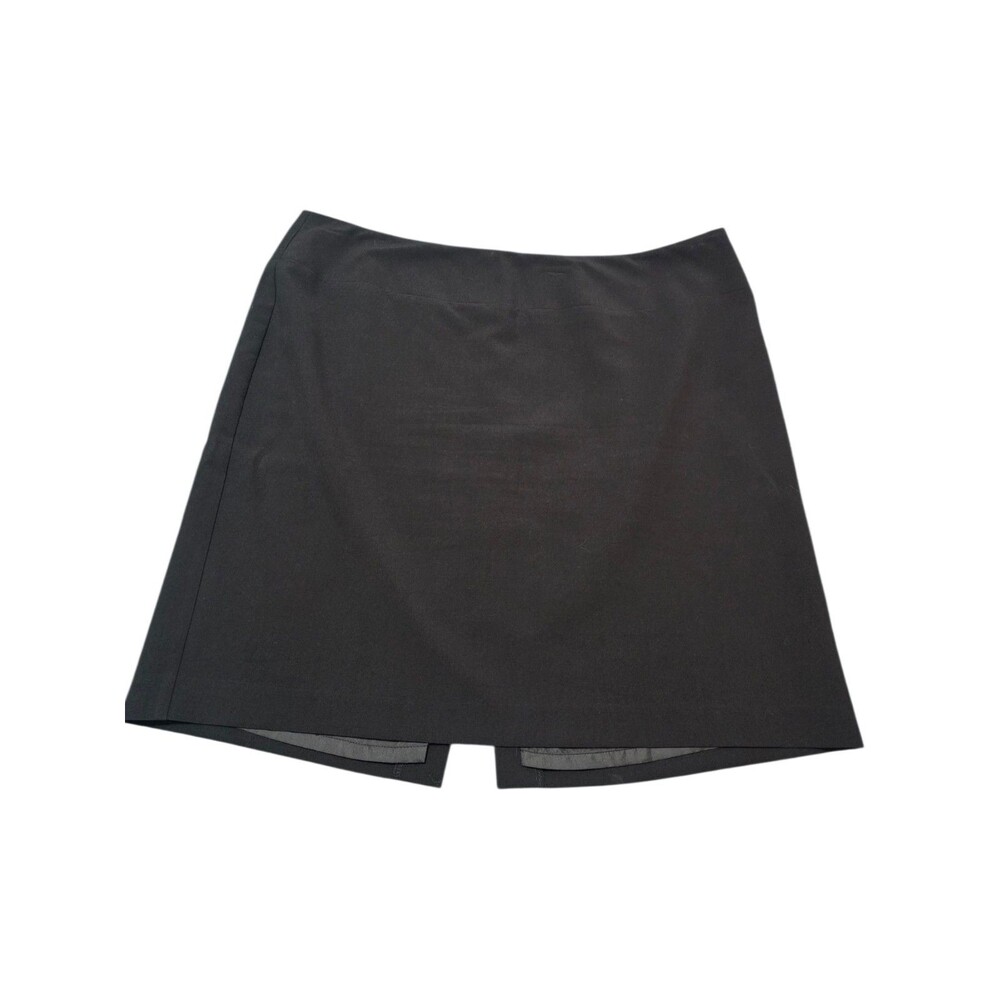 ELLEN TRACY Knee Length Skirt Plus Size 20W Black Elegant Classic Lined C17.1